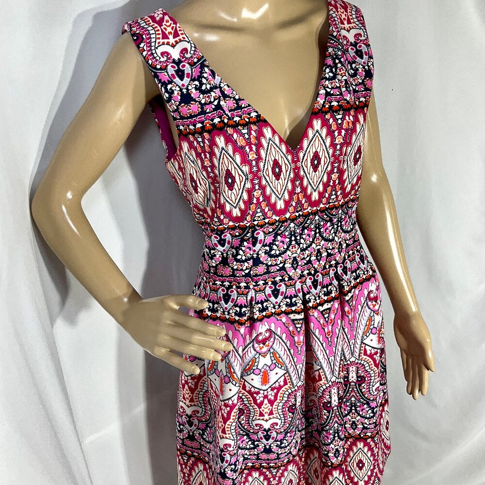 Vince Camuto Sz 14 Fit & Flare Pink Knee Length Dress
